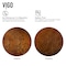 Vigo Artistic Chocolate Brown Glass 22 in. L x 15 in. W x 5 in. H Rectangular Vessel Bathroom Sink VG07047 - alternate 2