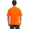Protectx Short Sleeve T-Shirt, 60% Cotton, 40% Polyester, Orange, M, 2 PK HV-S50CT190-OR-02-M - alternate 1