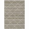 Homeroots 3' X 5' Taupe And Brown Geometric Washable Indoor Outdoor Area Rug 610727 - alternate 2
