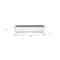 Homeroots 59in White Linen and Wood Upholstered Storage Bench with Drawers 523985 - alternate 4
