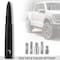 Recon Truck Accessories .50 CAL BULLET SHAPED EXTENDED RANGE ALUMINUM 8IN SHORTY ANTENNA BRUSHED ALUMINUM 264ANT50BR - alternate 4