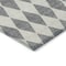 Homeroots 10' X 14' Gray And Ivory Geometric Washable Indoor Outdoor Area Rug 577048 - alternate 5