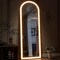 Simple Deluxe Arched Full Length Mirror with LED Lights, 60'x16' Floor Mirror with Stand, Body Floor Mirror with 3A88MIROGZ1660NWHT - alternate 3