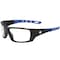 General Electric 04 Series Impact-Resistant Safety Glasses Clear Lens Black/Blue Frame 1 pk GE104C - alternate 1