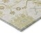 Homeroots 8' Ivory Green And Tan Round Floral Washable Indoor Outdoor Area Rug 605213 - alternate 2
