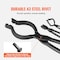 Vevor Blacksmith Tongs 18" 3 PCS V-Bit Bolt Tongs Wolf Jaw and Z V-Bit Tongs, 3PK DZQ04 - alternate 4