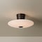 Troy Lighting Albus 15.75in wide 1 Light Integrated LED Semi Flush in Bronze Leaf C5016-BRL - alternate 3
