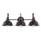 Jonathan Y Frisco 26.5" 3-Light Farmhouse Industrial Iron Shade Vanity, Oil Rubbed Bronze JYL7483B - alternate 4