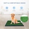 Watson & Whitely FluffyDream Artificial Dog Grass Pad with Tray, 16inx20in Dogs Potty Tray with Washable Puppy Grass GLOWPTPADXGRASS1620 - alternate 3