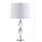Jonathan Y Graham 27" Crystal LED Table Lamp, Clear/Chrome JYL2039A - alternate 4