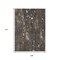 Homeroots 9' X 12' Chocolate And Beige Abstract Washable Indoor Outdoor Area Rug 631171 - alternate 2