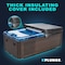 Kplunge 69in 1-Person 2-Jets All-in-One Cold Plunge and Hot Tub Built-in Chiller, Lights, and WiFi in Blue CP-CH7939BL - alternate 3