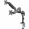 Rocstor ERGOREACH EP9 PREMIUM DUAL ERGONOMIC MONITOR ARM, C-CLAMP & GROMMET - SUPPORTS Y10N013-B1 - alternate 4