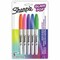 Sharpie Glam Pop Permanent Markers, Fine Marker Point, Assorted Ink, 6PK 2185230 - alternate 1