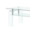 Homeroots 39" Clear Glass Coffee Table With Shelf 635700 - alternate 4