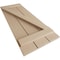 Ekena Millwork Rustic Three Board Joined Board-n-Batten Rough Sawn Faux Wood Shutters w/Z-Board, 16 1/2W x 32H, PR SHUBJZ16X32RSPR - alternate 4