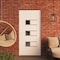 Vdomdoors Front Exterior Prehung Metal-Plastic Door, Manux 8933 White Silk, Office Commercial and Residential MANUX8933EXD-WS-W32xH80-RH - alternate 2