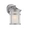 Homeroots Brushed Silver Hanging Lantern Shape Wall Light 398555 - alternate 1