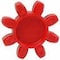 Timken Lovejoy 2.17 in. Outside diameter, Jaw Coupling, Spider, Urethane GS 24 SPIDER 98A RED - alternate 2