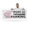 Signmission Public Monthly Parking Left, 24 Inch x 72 Inch, Vinyl Banner B-72-30819 - alternate 2