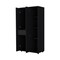 Homeroots 35" Black Drawer Dresser 534921 - alternate 3