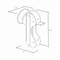 Quiet Glide 9.92 ft. Maple Contemporary Wheel Black Rolling Hook Removable Ladder, 12 ft. Rail QG.540-10MA-12-H.08 - alternate 3