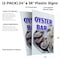Signmission Oyster Bar, Plastic Signs Only 24 Inch x 36 Inch, Corrugated Plastic, 2PK CSB-2436-2PACK-Oyster Bar - alternate 2