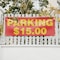 Signmission Parking $15 Dollars, 18 Inch x 48 Inch, Vinyl Banner B-30776 - alternate 2