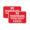 Signmission No Trespassing Hunting Fishing & Trapping Prohibit 2, 18'' X 24'' 2 Signs, Heavy Gauge Aluminum, 2PK A-1824-2PACK-24952 - alternate 1