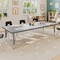 Flash Furniture Wren 72 in x 30 in Adjustable Height Activity Table, Thermal Laminate Top, Short Legs, Gray XU-A3072-REC-GRY-T-P-GG - alternate 5