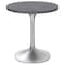 Leisuremod Round 27.55 in W, 29.34 in L, Sintered Stone/Stainless Steel, Grey VT20BS-27GRS - alternate 1