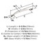Amerock Inspirations 6-5/16 inch (160mm) Center-to-Center Satin Nickel Cabinet Pull, 10PK 10VMP1589G10 - alternate 1
