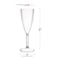 Smarty Had A Party 8 oz Clear Stripe Round Disposable Plastic Champagne Flutes 48 Champagne Flutes, 48PK 1708-CASE - alternate 2