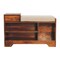 Homeroots 35in Beige and Brown Linen and Solid Wood Upholstered Storage Bench With Shoe Storage 723439 - alternate 1