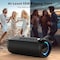 Bobtot Portable Bluetooth Speaker, Black, IPX6 Waterproof Speaker w/Bass, 15W, RGB, 15H Playtime, Dual 803782 - alternate 3