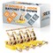 Jrex Safety 4PK HD Ratchet Straps with Double J Hooks, Yellow 1 in x 15 ft Tie Downs RTD115-JR-DJH-4PK - alternate 1