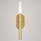 Vaxcel Fulton 1 Light Integrated LED Gold Brass Contemporary Wall Sconce White Acrylic W0490 - alternate 3