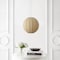 Jonathan Y Sia 16" 1-Light Scandinavian Japandi Adjustable Lantern Metal w/Ribbed Cocoon Globe Shade LED Pendan JYL4206A - alternate 4