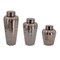 Homeroots Set of Three Bronze And Silver Ceramic Urn Ginger Jars, 3PK 574261 - alternate 1