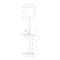 Monarch Specialties Lighting, 62"h, Floor Lamp, Usb Port Included, Grey Metal, White Marble, Contemporary, Modern I 9692 - alternate 2