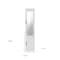 Homeroots 71" White Wood Mirrored Two Door Combo Dresser 617969 - alternate 5