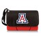 Picnic Time Family Of Brands NCAA Arizona Wildcats Blanket Tote Outdoor Picnic BlanketRed with Black Flap 820-00-100-014-0 - alternate 1