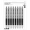 Uniball TM 207 Gel Pen, 0.7 mm Medium Conical Pen Point, Refillable, Retractable, Black Ink, 6PK 1756584 - alternate 2