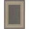 Homeroots 5' X 7' Charcoal Geometric Indoor Outdoor Area Rug 572769 - alternate 1