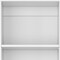 Homeroots Set of Three White Wood Five Tier Modular Bookcase with Two Doors, 3PK 546618 - alternate 3