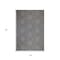 Homeroots 8' Runner Gray and Blue Geometric Stain Resistant Indoor Outdoor Runner Rug 531615 - alternate 2