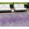 Homeroots 10' X 14' Plum Purple And Silver Oriental Washable Indoor Outdoor Area Rug 588839 - alternate 1