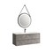 Homeroots 48" Gray Wood Freestanding Bathroom Vanity With White Sink And Two Drawers 627513 - alternate 1