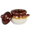 Elama 4 Piece Double Handle 15 Ounce French Onion Soup Bowl with Lid ELM-DHFOSB - alternate 3