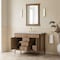 James Martin Vanities Kinnsden 48" Single Vanity, Weathered Oak w/ 3 CM Eternal Jasmine Pearl Silestone Top D680-V48-WTO-3EJP - alternate 4